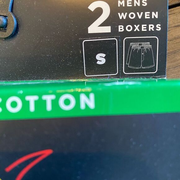 GREG NORMAN Mens Small 2 Pair Woven Boxers - Picture 5 of 6